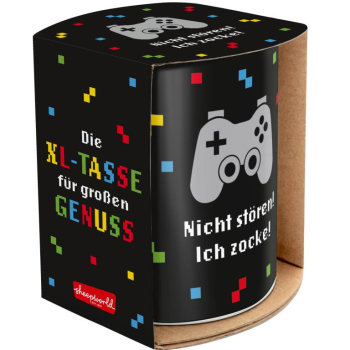 Preview: sheepworld - Zocken - Tasse XL