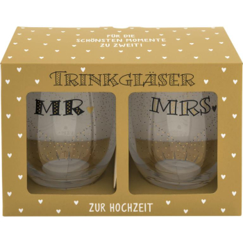 sheepworld - Mr & Mrs Trinkglas-Set