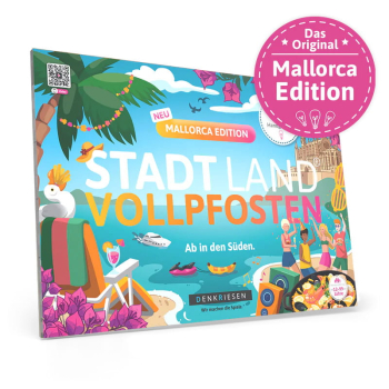Stadt Land Vollpfosten - Mallorca Edition - Gesellschaftsspiel