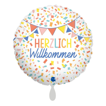 Folienballon - Herzlich Willkommen