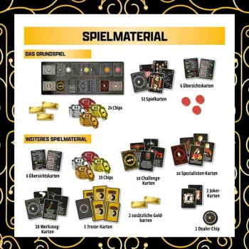 Preview: The Gang - All-In Deluxe Edition - Kartenspiel Spielmaterial