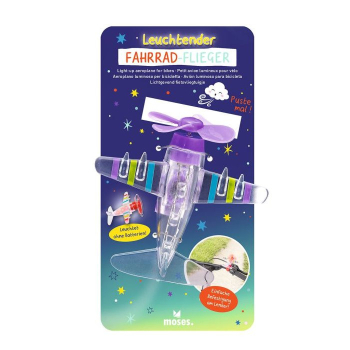 Preview: Leuchtender Fahrrad-Flieger violett