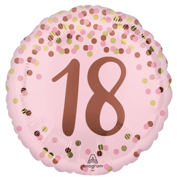 Folienballon - Pretty Pink 18th Birthday