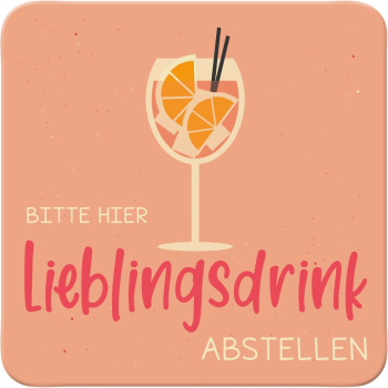 sheepworld - Lieblingsdrink - Untersetzer