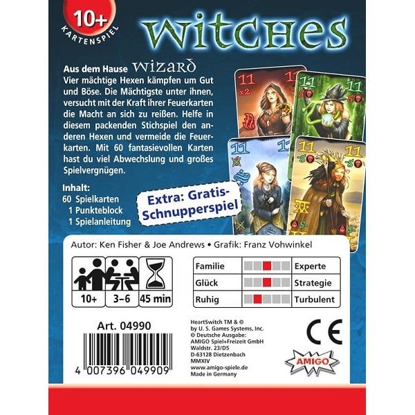 Witches Kartenspiel Rückseite