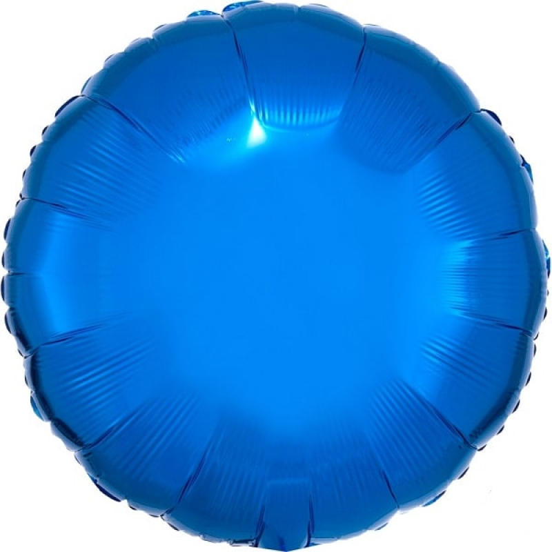 Folienballon rund blau