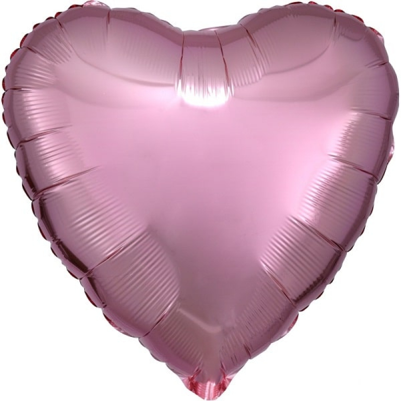 Folienballon Herz rosegold
