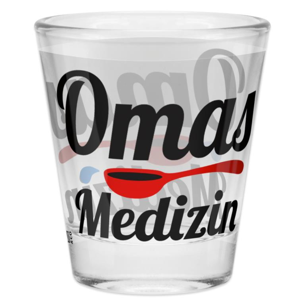 Sheepworld Omas Medizin Schnapsglas