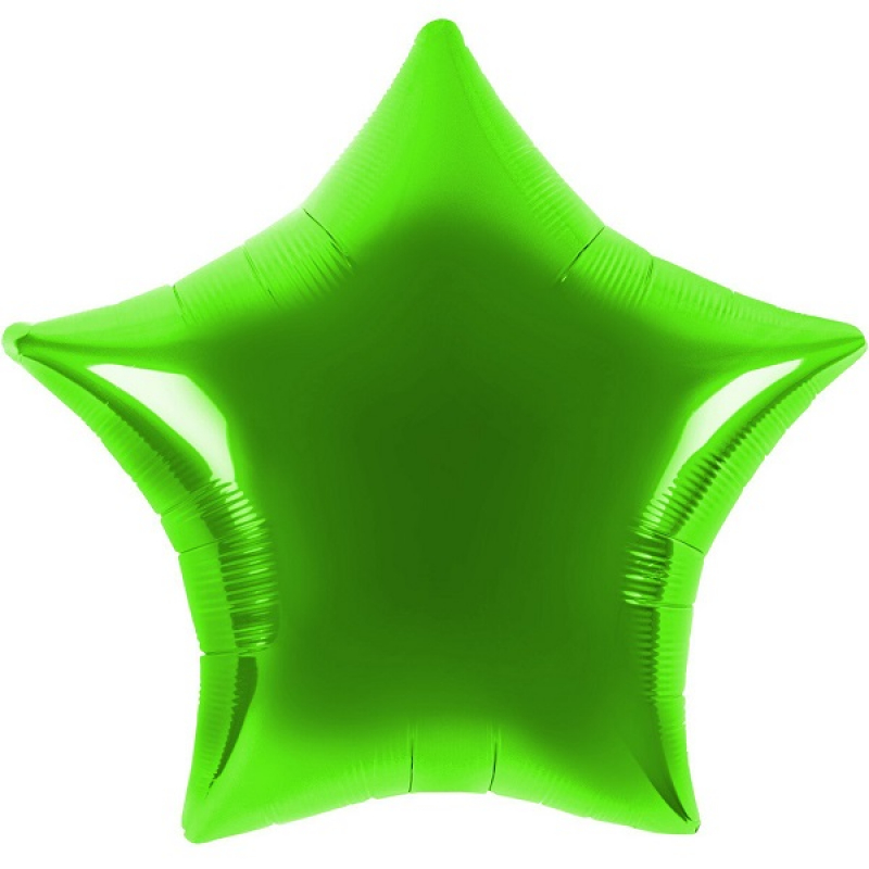 Folienballon Stern hellgrün