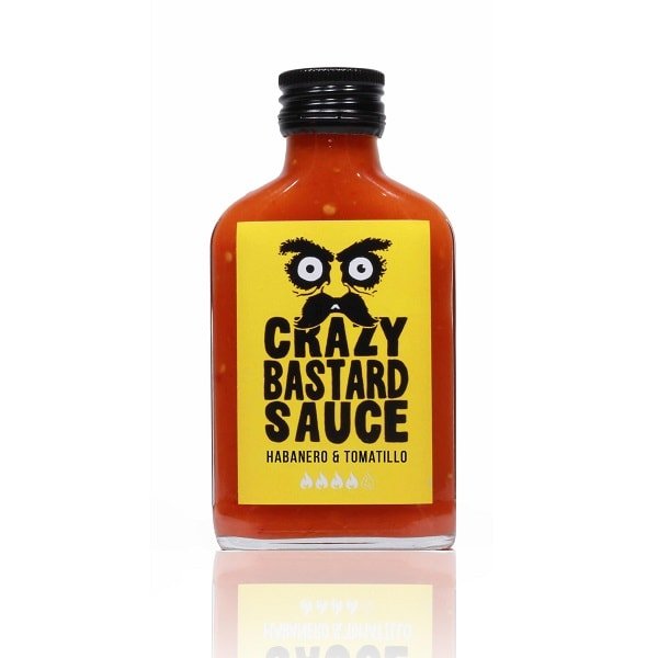 Crazy Bastard Sauce Habanero & Tomatillo Soße