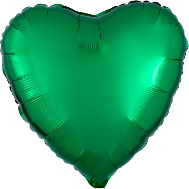 Folienballon Herz grün