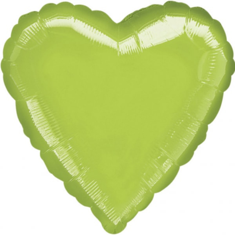 Folienballon Herz hellgrün