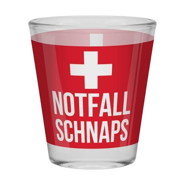 Gruss & Co. Notfall Schnaps Schnapsglas