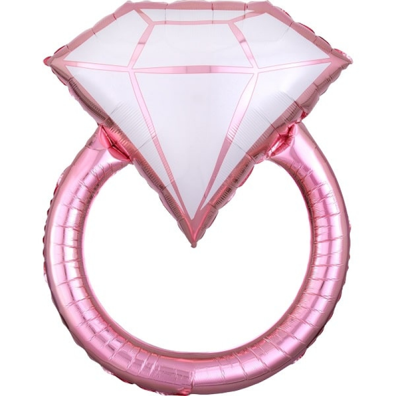 Folienballon Blush Wedding Ring
