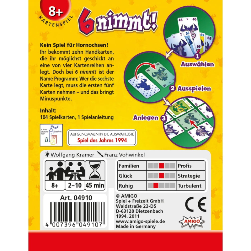 6 nimmt! - Kartenspiel
