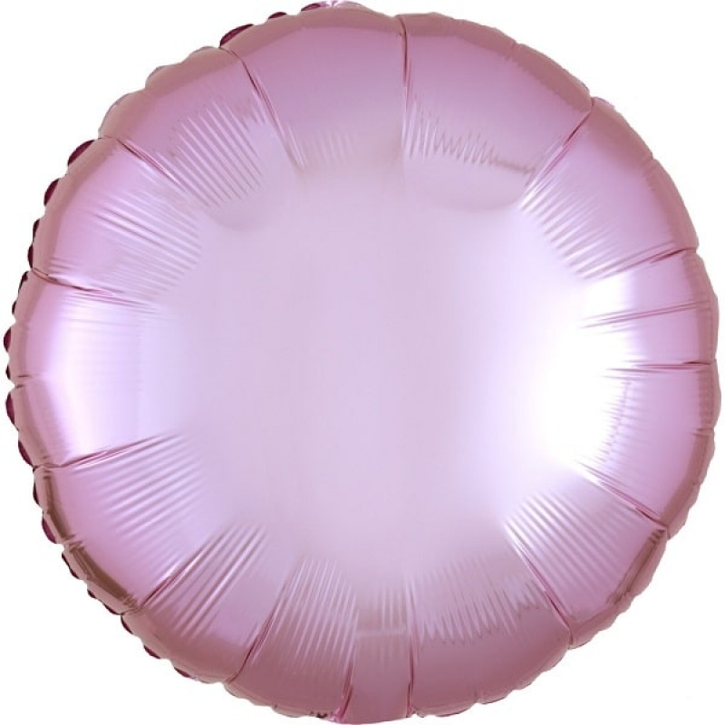 Folienballon rund rosa pastell