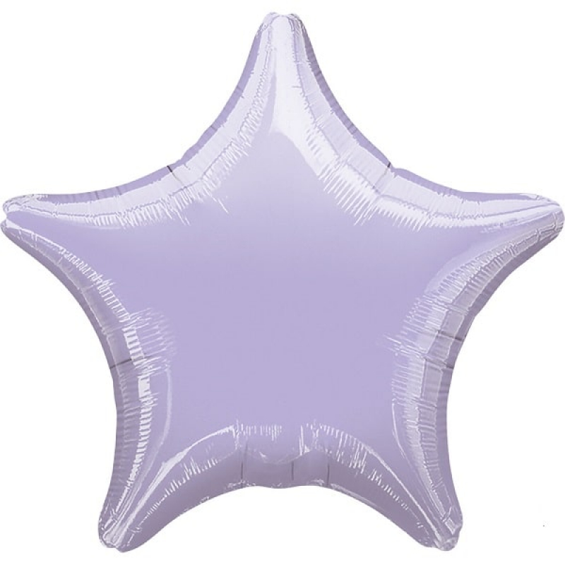 Folienballon Stern lila pastell