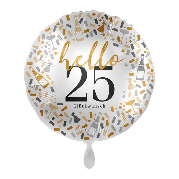 Folienballon Hello 25