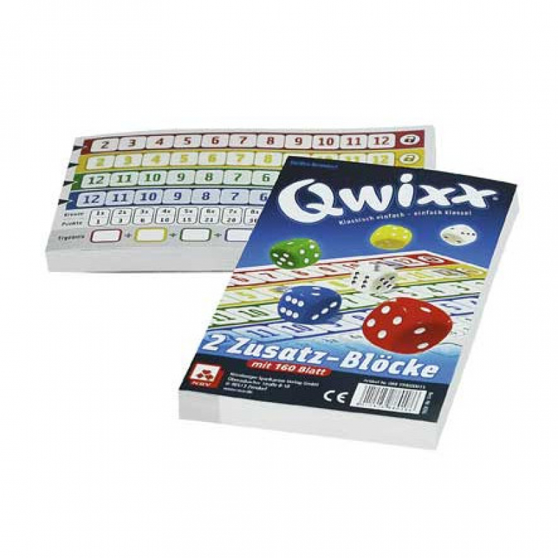 Qwixx Ersatzblöcke Würfelspiel
