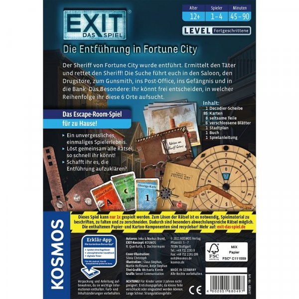 Exit Das Spiel Die Entführung in Fortune City
