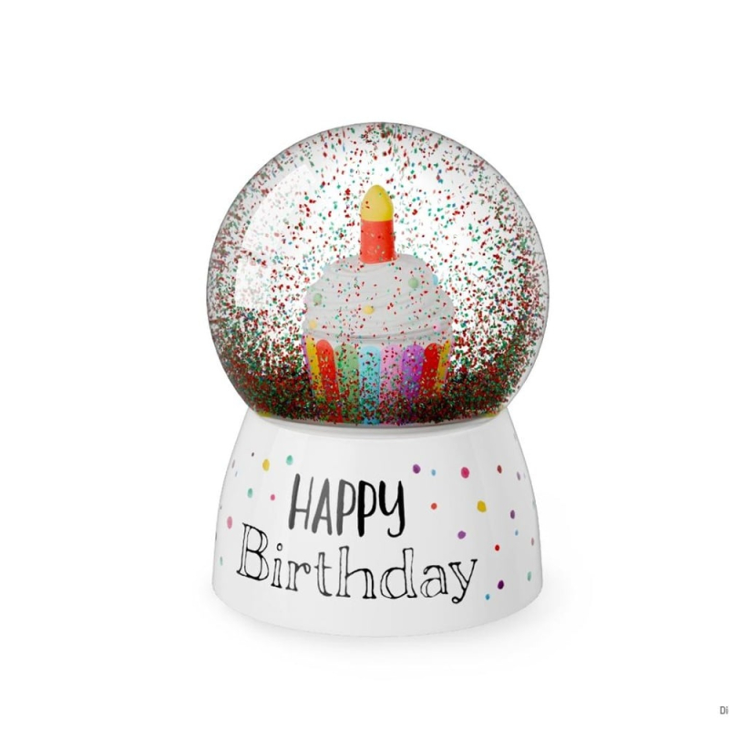Glitzerkugel für dich - Happy Birthday - Glitzerkugel