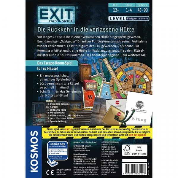 Exit - Das Spiel - Die Rückkehr in die verlassene Hütte
