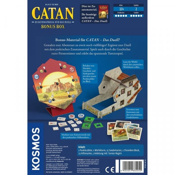 Catan -  Das Duell - Bonus Box Zusatzmaterial