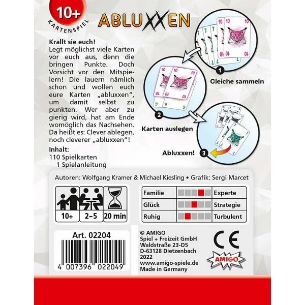 Abluxxen - Kartenspiel