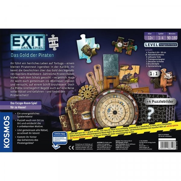 Exit - Das Spiel + Puzzle - Das Gold der Piraten