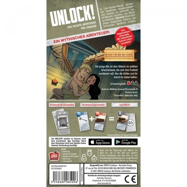 Unlock! - In den Fängen des Hades - Escape-Game