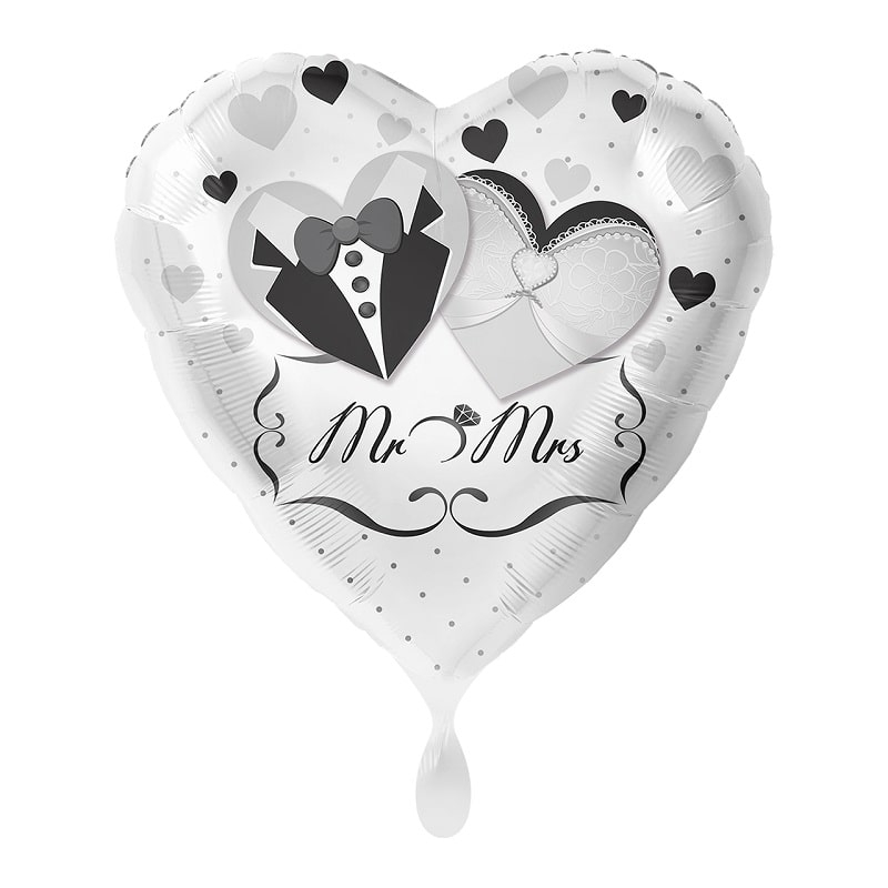 Folienballon - Mr. & Mrs. Brautpaar
