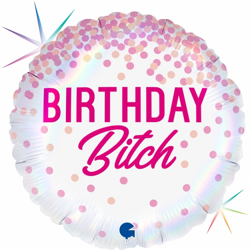 Folienballon - Birthday Bitch