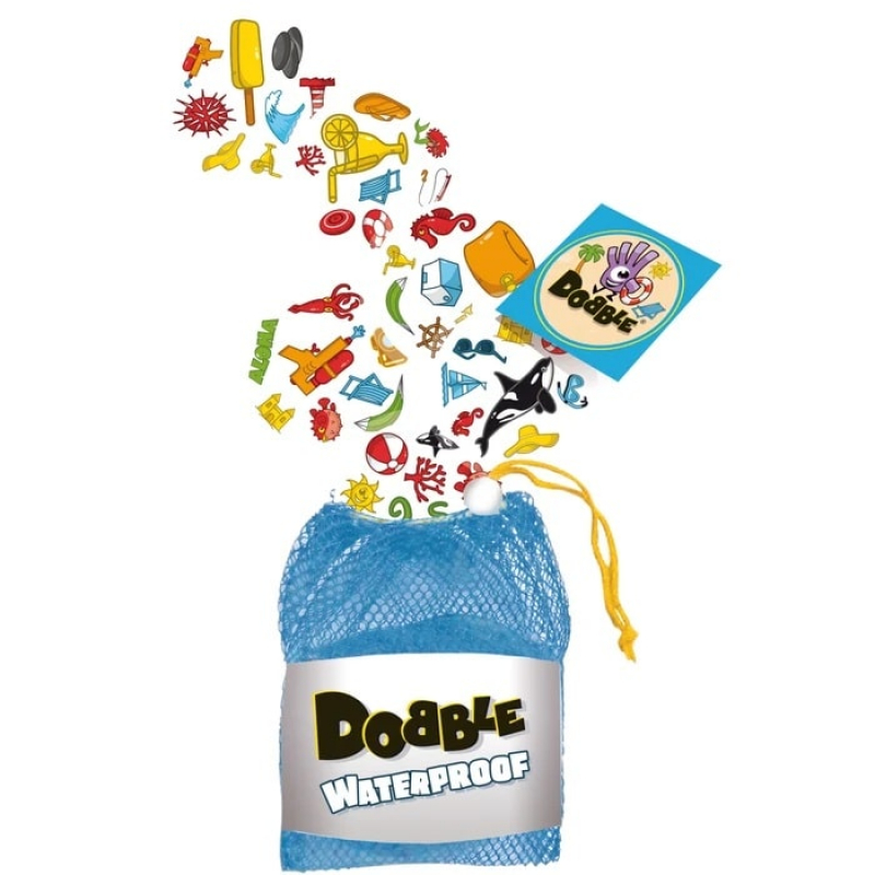Dobble - Waterproof - Kartenspiel Beutel