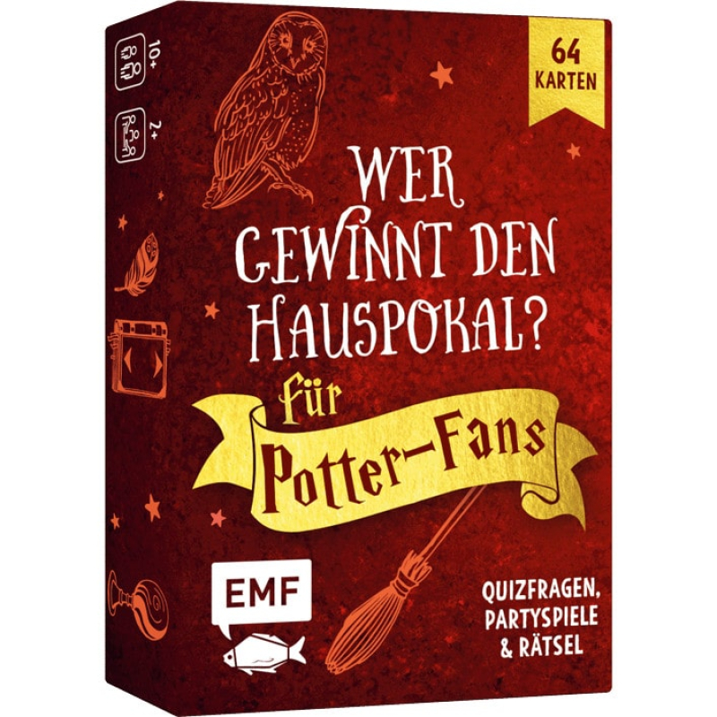 Wer gewinnt den Hauspokal - für Potter-Fans - Kartenspiel