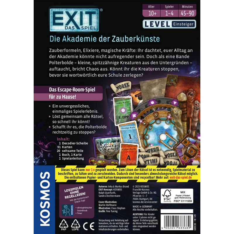 Exit - Das Spiel - Die Akademie der Zauberkünste