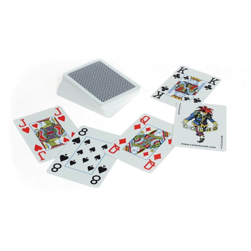 COPAG - Plastik Pokerkarten blau