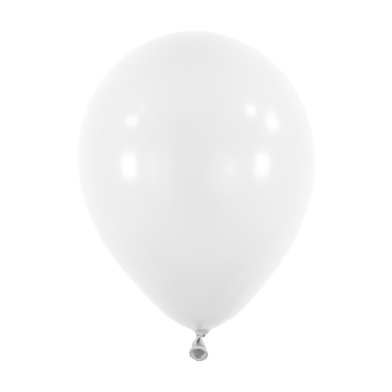 Luftballon weiß Frosty White