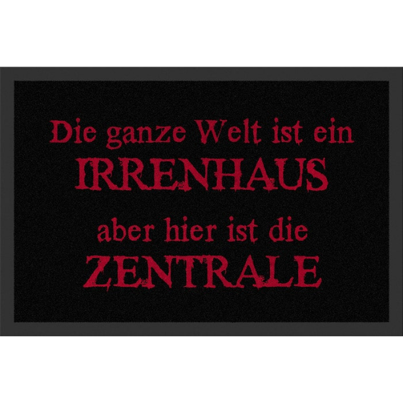 Irrenhaus Fußmatte