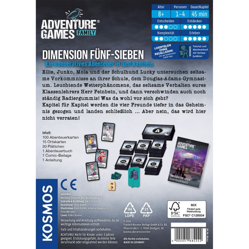 Adventure Games Family - Dimension Fünf-Sieben - Spiel