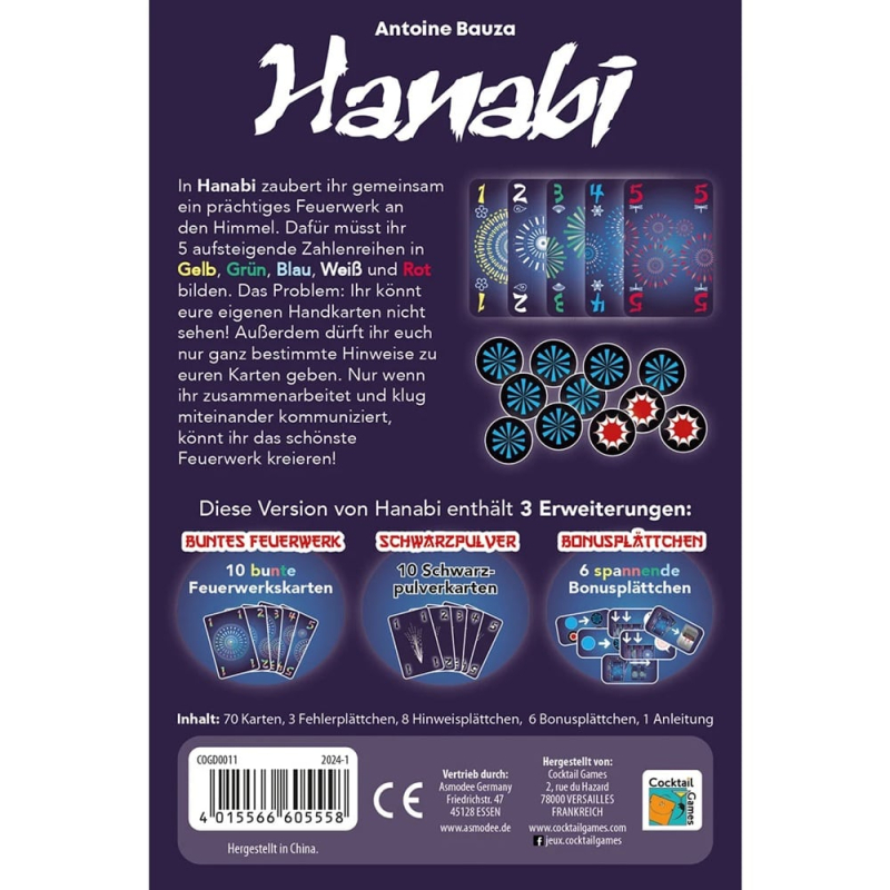 Hanabi - Kartenspiel