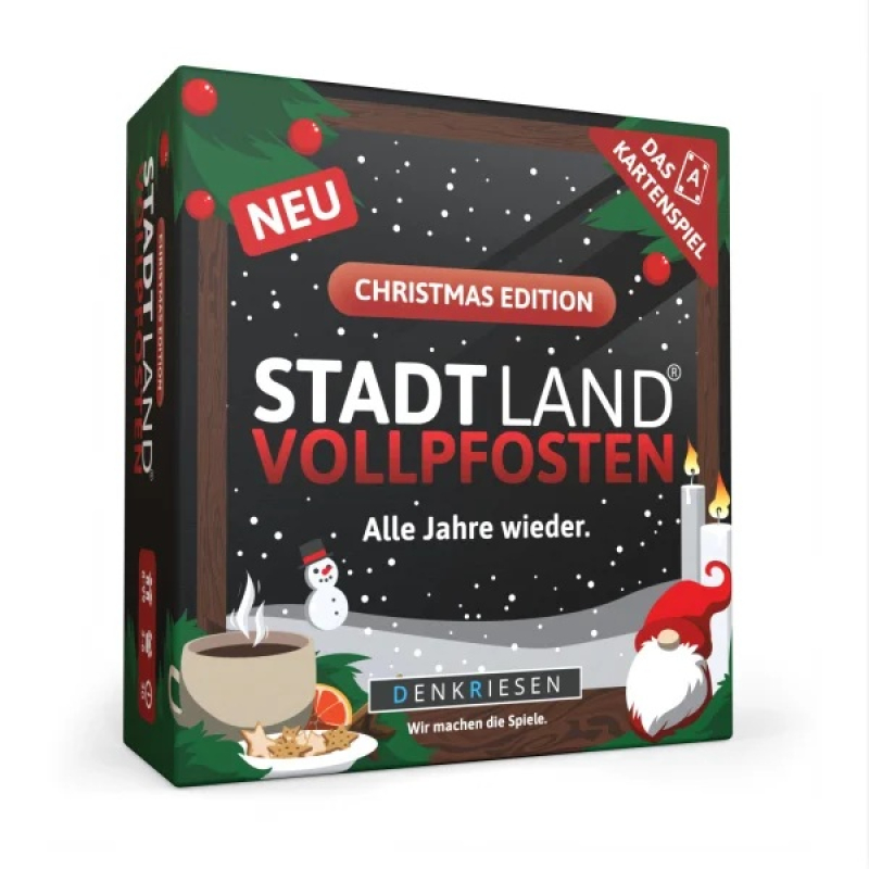 Stadt Land Vollpfosten - Christmas Edition - Gesellschaftsspiel