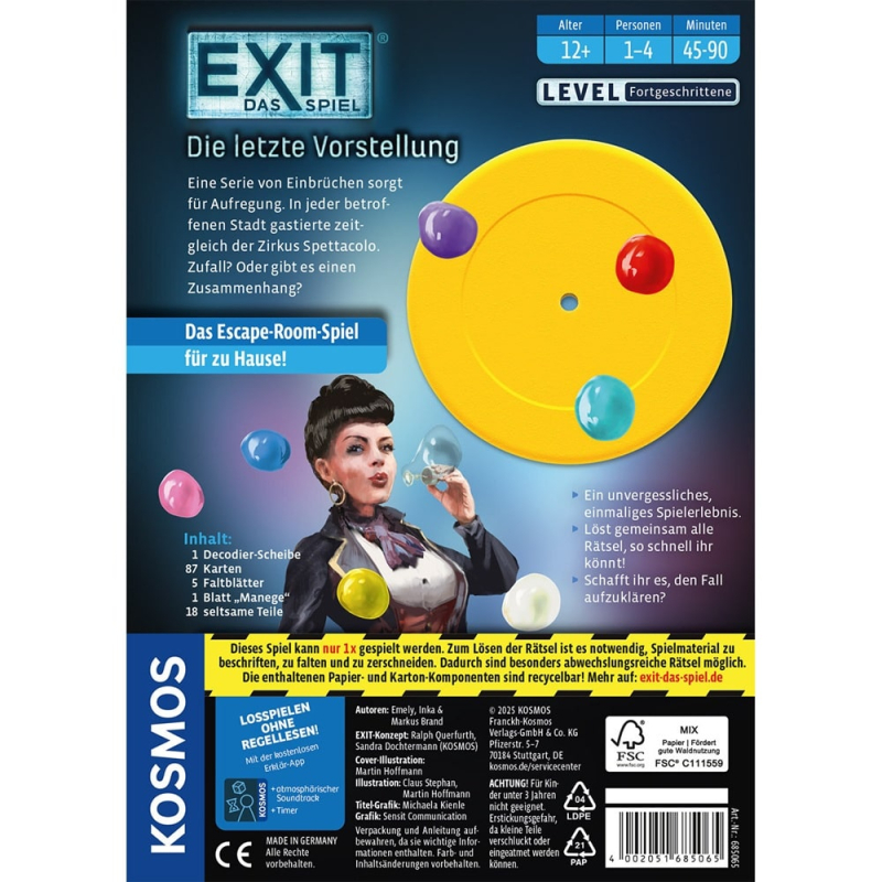 Exit - Das Spiel - Die letzte Vorstellung