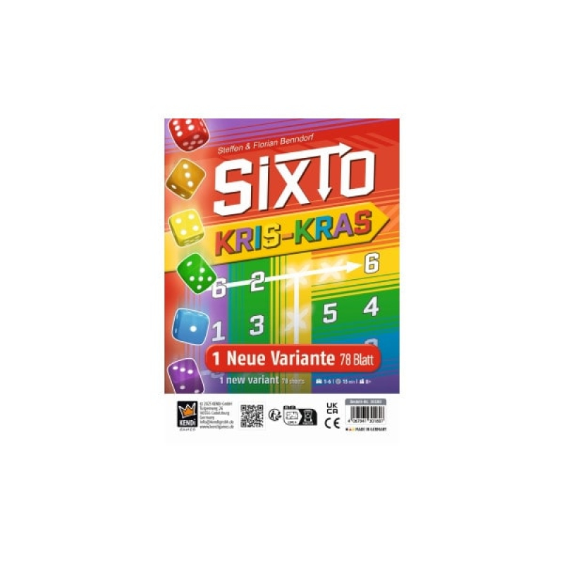 Sixto - Kris-Kras - Würfelspiel Zusatzblock