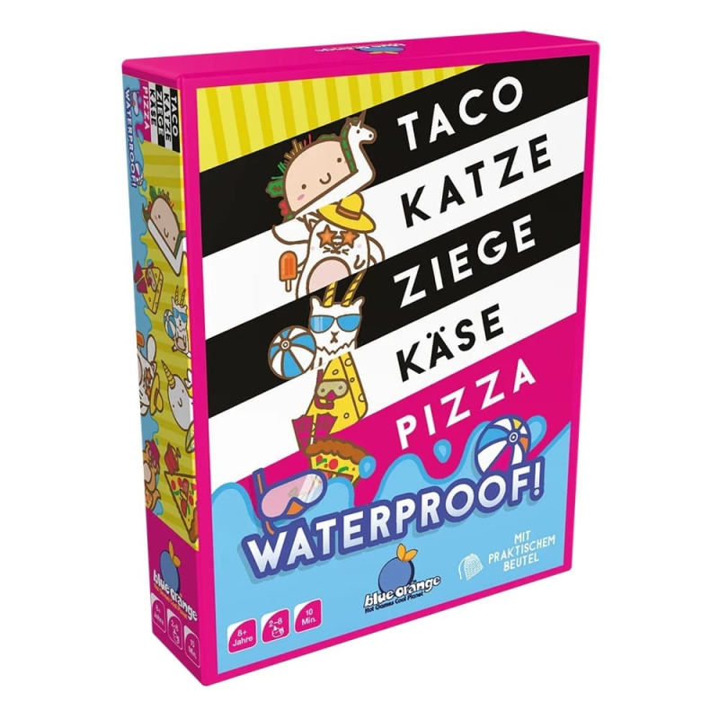 Taco Katze Ziege Käse Pizza Waterproof Kartenspiel