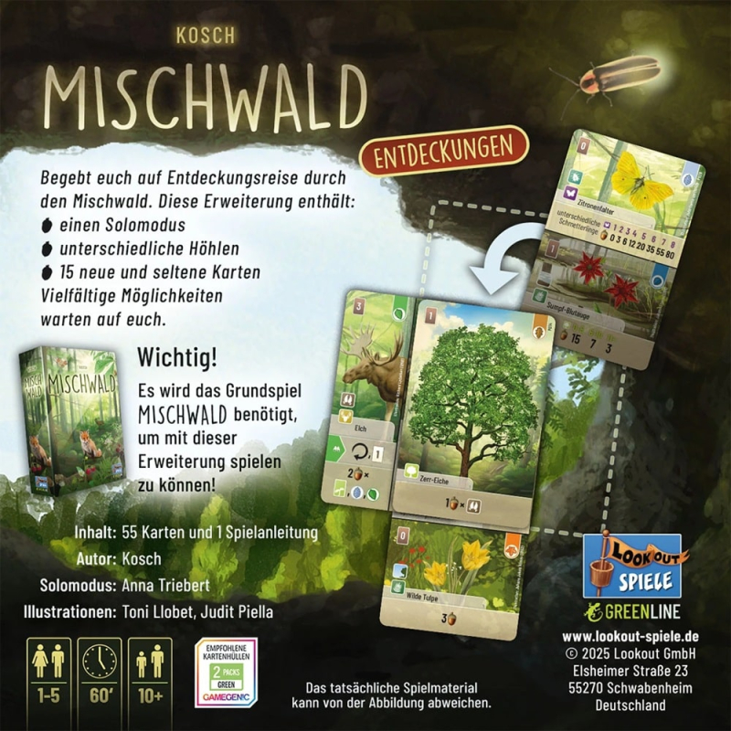 Mischwald - Entdeckungen (Erweiterung) - Kartenspiel