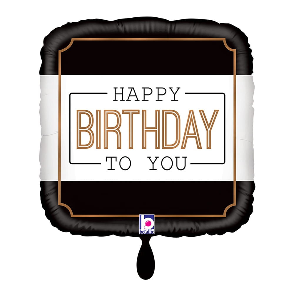 Folienballon - Classic Birthday