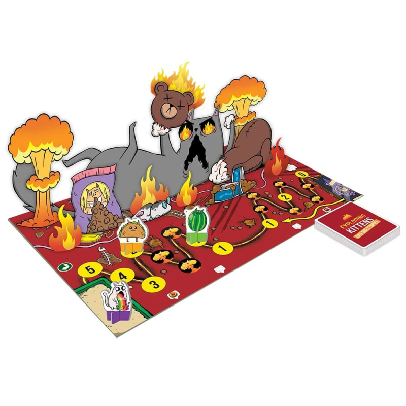 Exploding Kittens Das Brettspiel Spielaufbau