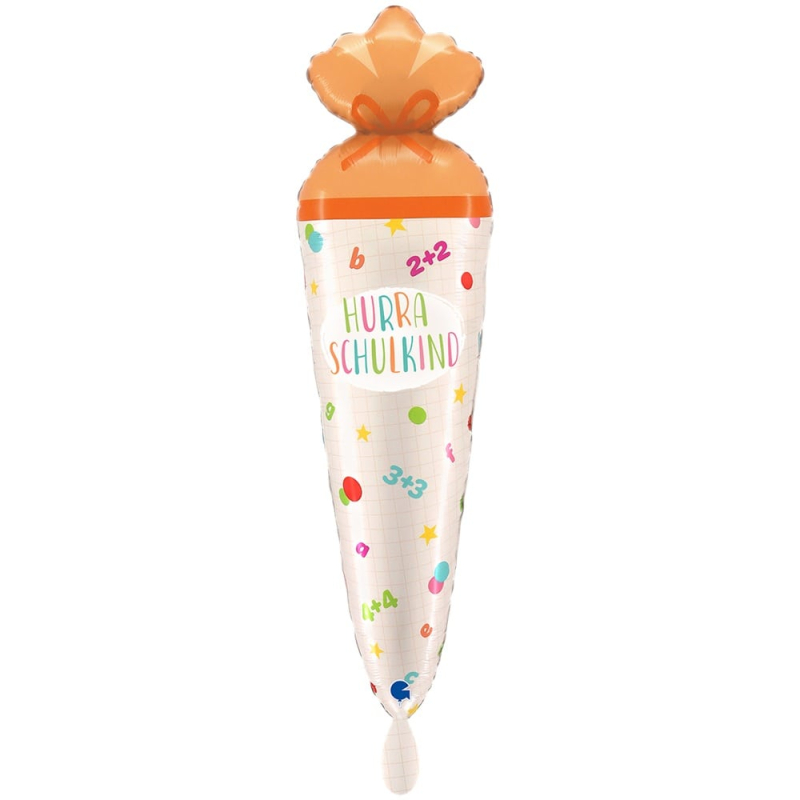 Folienballon Schultüte Einschulung