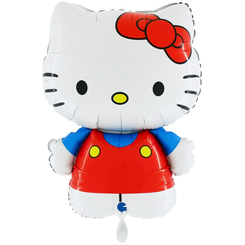 Folienballon - Hello Kitty red