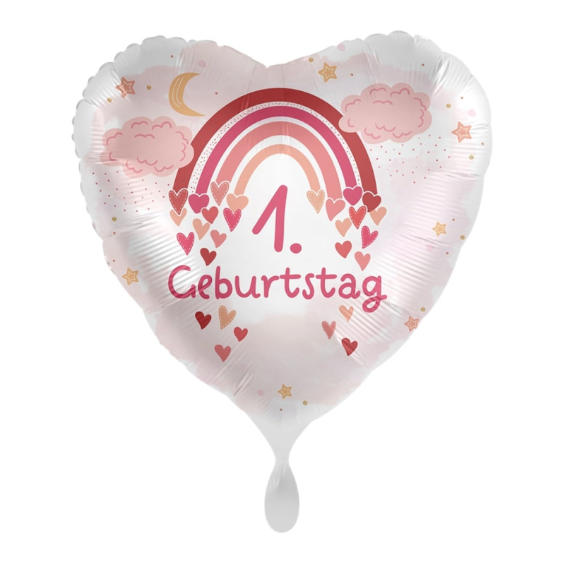Folienballon - 1. Geburtstag Girl